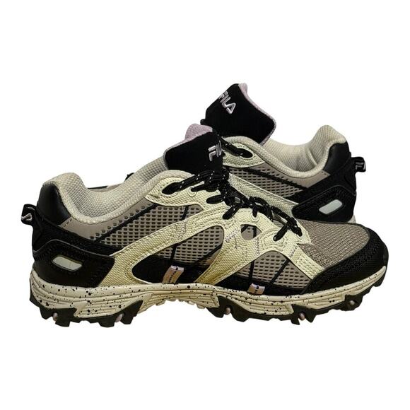 Fila Trail Running Shoes Women's Size 6 Cream Black Lavender Rugged Outdoor - Picture 7 of 8